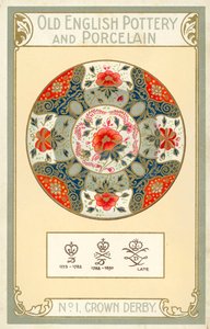 Vecchia Ceramica e Porcellana Inglese: Crown Derby da English School