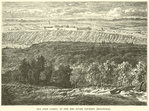 Vecchio Forte Garry, nel Paese del Fiume Rosso, Manitoba