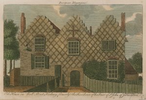 Vecchia Casa in Well Street, Hackney, ex residenza del Priore di San Giovanni di Gerusalemme da English School