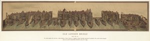 Vecchio London Bridge intorno al 1600