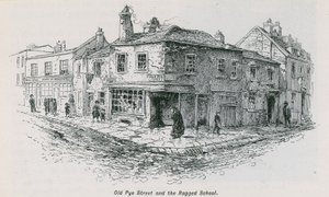 Vecchia Pye Street e la Scuola dei Poveri da English School