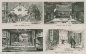 Vecchio Teatro di Richmond e casa di Edmund Kean, ora in demolizione da English School