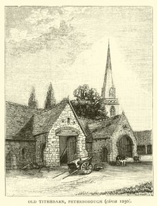 Vecchio Tithebarn, Peterborough, circa 1250 da English School