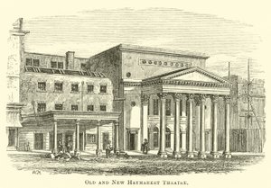 Vecchio e Nuovo Teatro Haymarket da English School