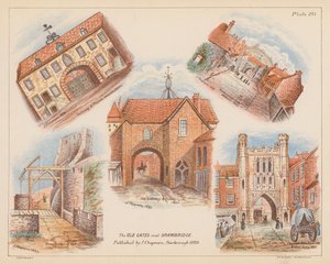 Vecchi cancelli e ponte levatoio, Scarborough da English School
