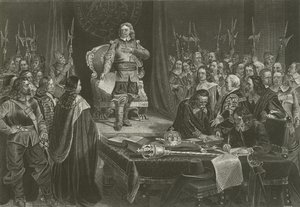 Oliver Cromwell rifiuta la corona d