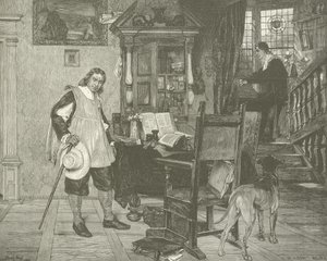 Oliver Cromwell visita Milton