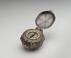 Orologio da tasca di Oliver Cromwell, XVII secolo da English School