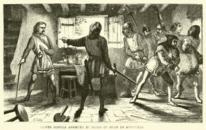 Oliver Icingla arrestato per ordine di Hugh de Moreville da English School