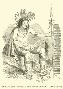On-Daig (il Corvo), un indiano Chippeway da English School