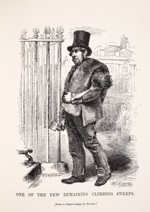 Uno degli ultimi spazzacamini rimasti, dal dagherrotipo di Richard Beard, illustrazione da London Labour and London Poor di Henry Mayhew, pub. 1862