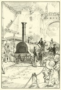 Apertura della Ferrovia Liverpool & Manchester da English School