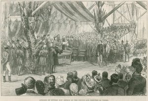 Inaugurazione del nuovo ponte sul fiume Tamigi a Putney da parte del Principe e della Principessa del Galles