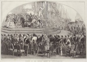 Inaugurazione del Crystal Palace, a Sydenham (incisione) da English School