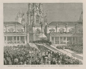 Apertura del Royal Holloway College for Women da parte della Regina da English School
