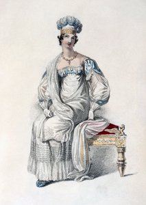Abito da opera, tavola di moda da Ackermanns Repository of Arts da English School