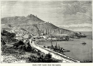 Orano - Vista dalla Marina (incisione)