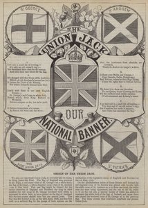 Origine della Union Jack (incisione)