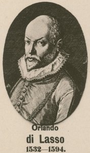 Orlando di Lasso (incisione) da English School