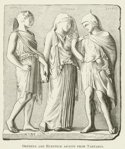 Orfeo ed Euridice ascendono dal Tartaro da English School