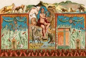 Orfeo che incanta gli animali
