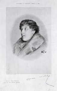 Oscar Wilde, un ritratto Bijou, da Society da English School