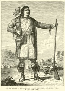 Osceola, Capo dei Seminole durante la loro guerra contro gli Stati Uniti da English School