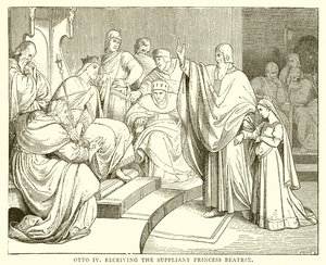 Ottone IV riceve la supplicante principessa Beatrice da English School