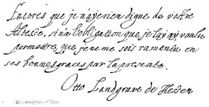 Otto, Langravio d