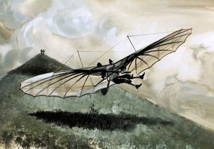Otto Lilienthal fece oltre 1.000 voli con il suo aliante primitivo da English School