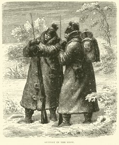 Avamposto nella neve, ottobre 1870 da English School