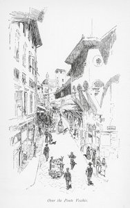 Sopra il Ponte Vecchio (litografia)