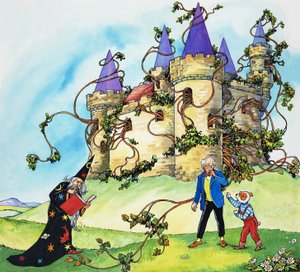 Castello invaso dalla vegetazione