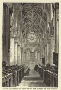 Cattedrale di Oxford, il coro prima dell