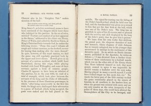 Pagina da Football: Our Winter Game, di Charles W. Alcock, 1874 da English School