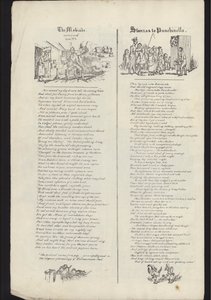 Pagina dal volantino sulla Fiera di Glasgow, pubblicato il 23 luglio 1835 (incisione) da English School
