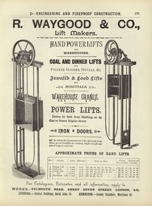 Pagina dal Compendio degli Architetti, Geometri e Ingegneri 1892 da English School