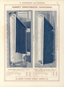 Pagina dal Compendio degli Architetti, Geometri e Ingegneri 1892 da English School