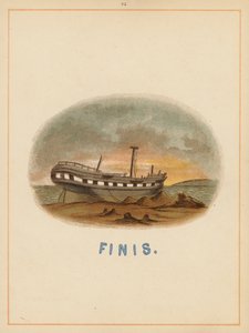 Pagina da Le barche del mondo, fine del XIX secolo (litografia a colori) da English School