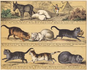 Pagina dal Nuovo Libro Illustrato (litografia a colori)