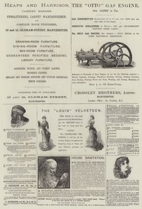Pagina di pubblicità (incisione) da English School