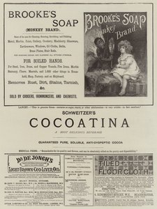Pagina di pubblicità (incisione) da English School