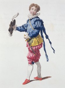 Paggio a corte durante il regno di Edoardo VI da English School
