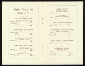 Pagine dal catalogo delle famose scarpe da balletto di Milano di Gamba (litografia) da English School