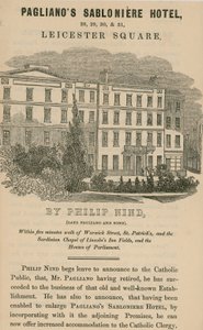 Paglianos Sabloniere Hotel, Leicester Square, Londra da English School