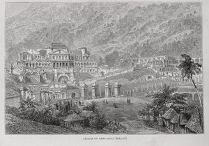 Palazzo di Sans Souci, Nord Haiti, da Santo Domingo Passato e Presente di Samuel Hazard, pub. 1873 da English School