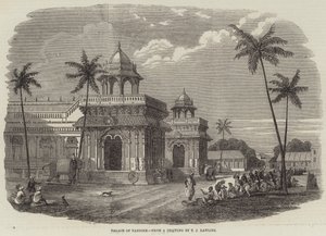 Palazzo di Tanjore (incisione) da English School