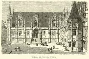 Palais de Justice, Rouen, dicembre 1870