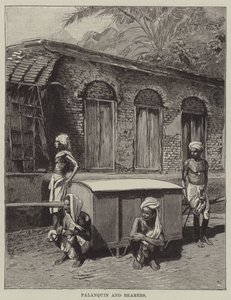 Palanquin e portatori da English School