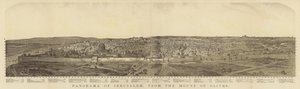 Panorama di Gerusalemme dal Monte degli Ulivi